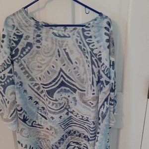 Chico's Sheer Pastel Top